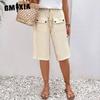 Women's Fashion Casual Solid Color Print High Waist Pants & Capris