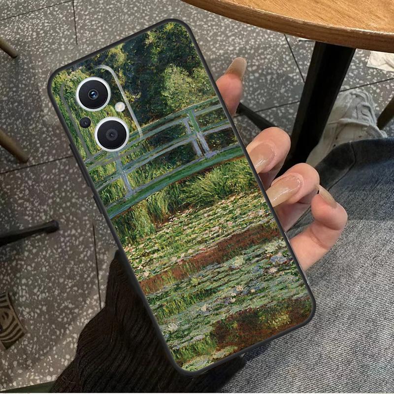 Клод Моне крутой чехол для OPPO Reno 8T 2Z 4Z 5Z 10 4 5 6 7 8 Lite OPPO Find X2 X3 Neo X6 Pro X5 Lite