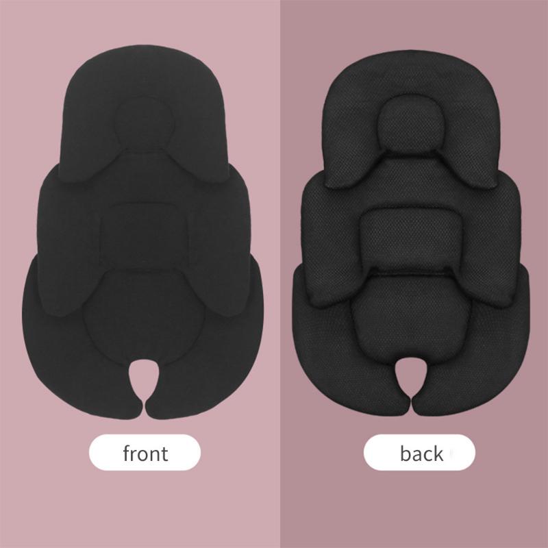Simple Solid Color Newborn Baby Stroller Seat Cushion Pushchair Mat Safety Protection Pad Car Mattress Infant