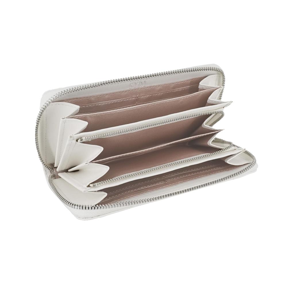 Jada Кошелек длинный на круговой молнии Круглый металлический Белый БЕСПЛАТНО GY-W301 GY-W301