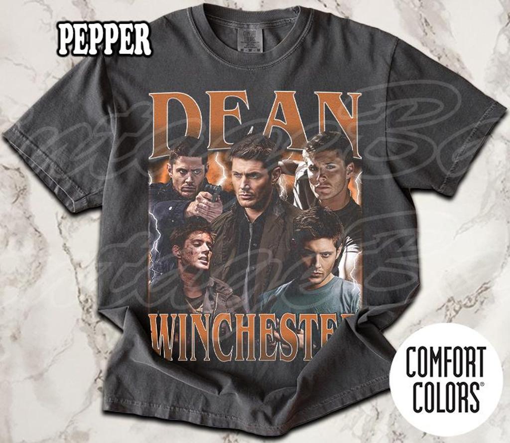 Dean Winchester Comfort Colors T-Shirt, Supernatural Dean Winchester Vintage T-Shirt, Women and Man Unisex T-Shirt