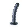 Ouch! - Silicone dildo with beads - 13 cm