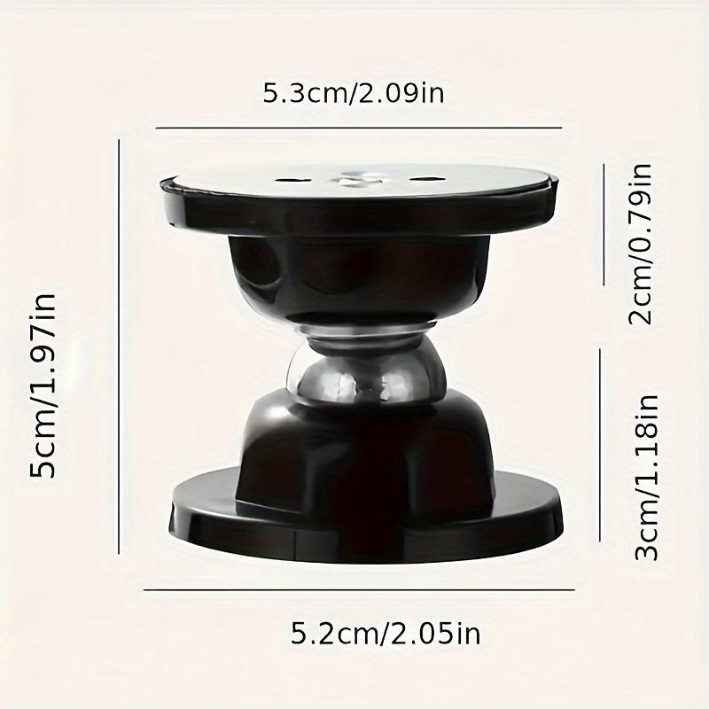 [Магнитный стопор для двери без сверления] Магнитный стопор для двери без сверления, 1 шт. - Установка на клейкое настенное/напольное крепление, надежный фиксатор для удержания двери в открытом положении для дома