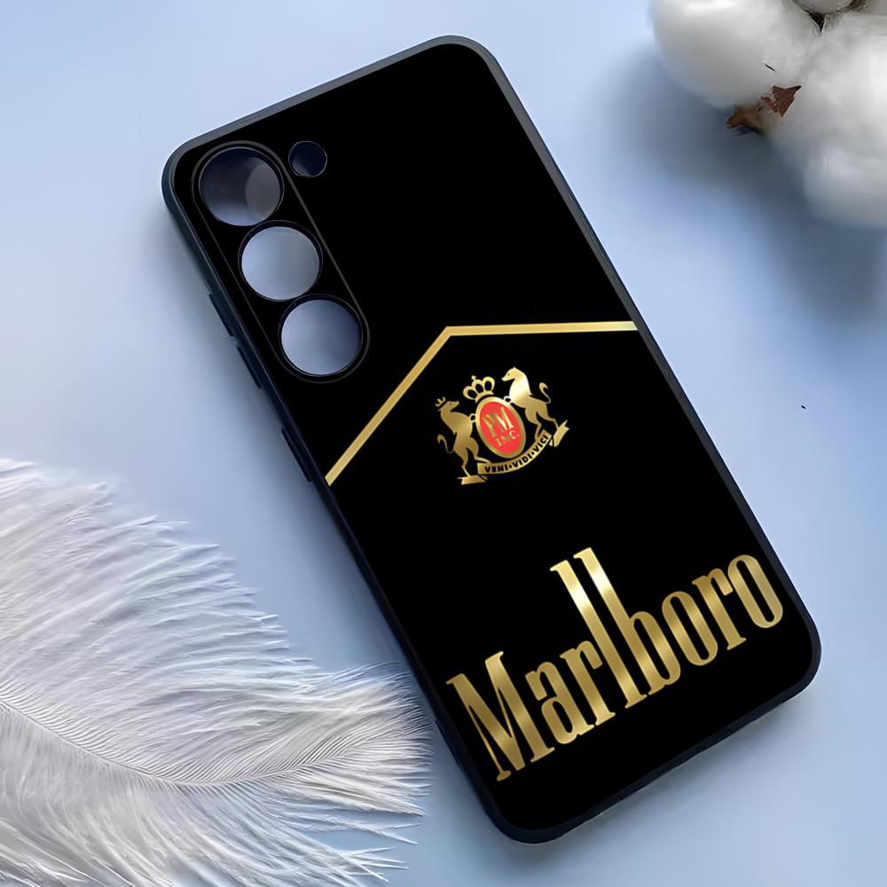Чехол для телефона Cigarette-M-Marlboross для Samsung S25 Ultra S24 S23 S22 S21 S20 Plus Fe Galaxy A54 A53 A34 A25 Силиконовый чехол