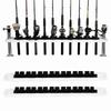 2PCS 33cm Fishing Pole Holder Wall Mount Fishing Rod Holder Fishing Rod Rack  Fishing Rods Storage
