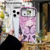 Phone Case: 2D flat design suitable for iPhone 18 17 16 15 14 13 Pro film protection case, couple style, thunder girl, Christmas and Halloween gifts