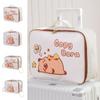 Creative Cartoon Capybara Handbag Portable Toiletries Organizer  Travel Supplies