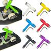 Skateboard Wrench Tool Multifunctional T-Type L-Type Hex Screwdriver Heavy Duty Portable Kids Skate Tools Skateboard Longboard Accessories