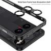 For Nothing Phone (3) 5G Bumper Cases Metal Frame Heat Dissipation Cover with Lens Protector