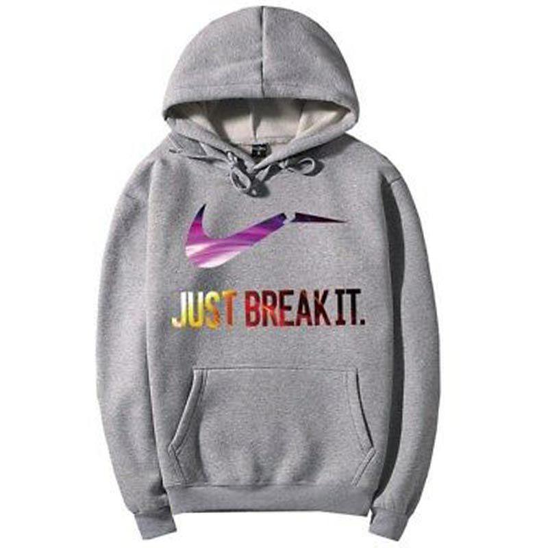 Мужская толстовка с капюшоном Just Break It, пуловер, свитер, мягкое дышащее теплое пальто