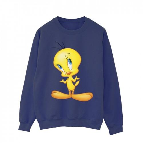 Looney Tunes Mens Tweety Standing Sweatshirt