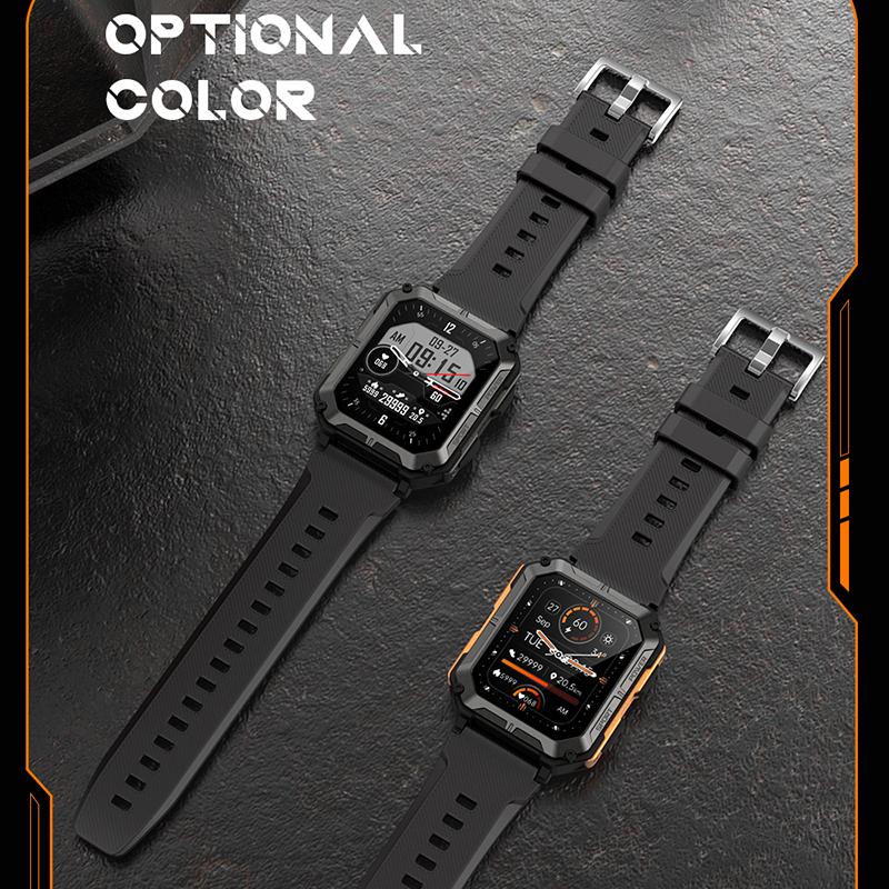 New C20 Pro Smart Watch Men Voice Assistant BT Wireless Call Business Outdoor Sports IP68 Waterproof Wristwatch For Android iOS