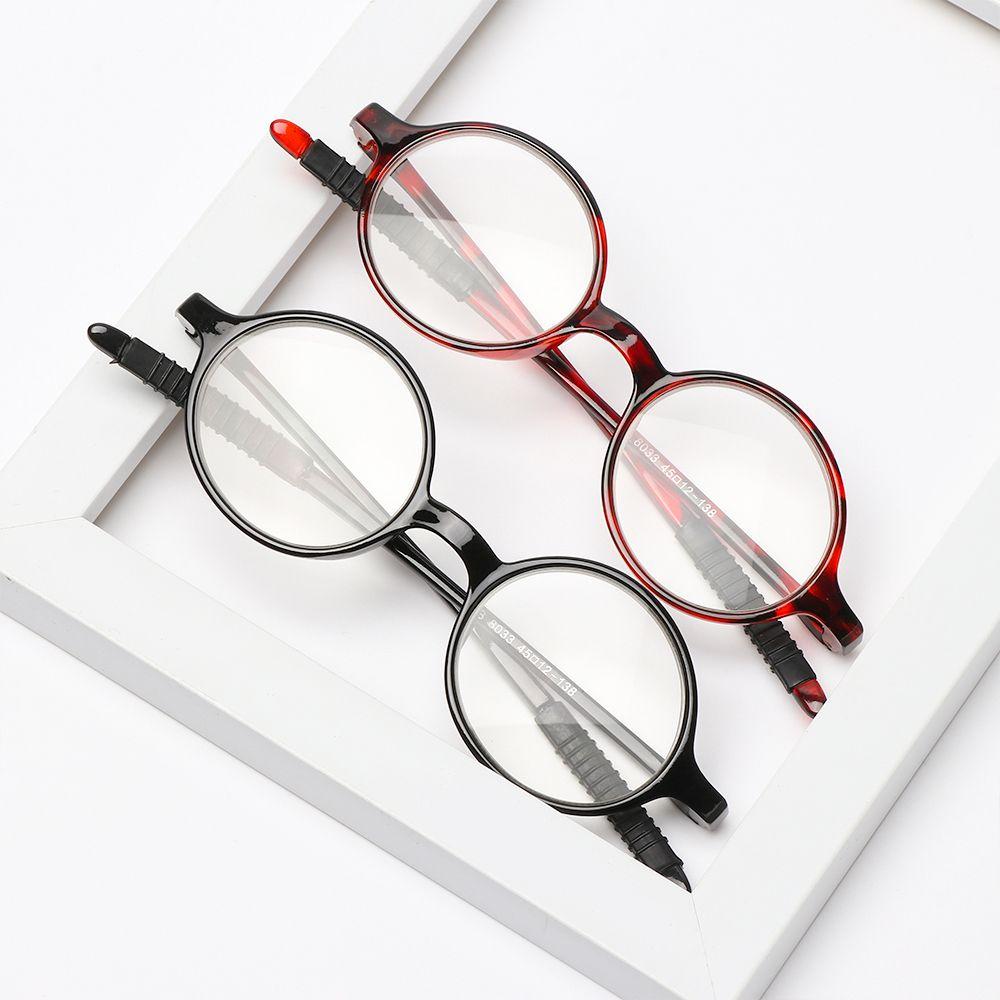 Women Men Round Frame PC Ultralight Presbyopic Eyeglasses Far Sight Eyewear Reading Glasses