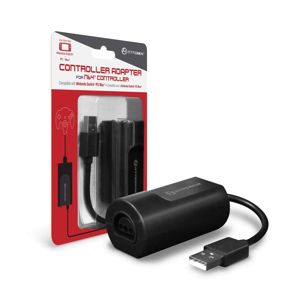 HYPERKIN Controller Adapter for Connects an N64 controller to Nintendo N64® Controller Switch®/Switch2/PC/Mac®.