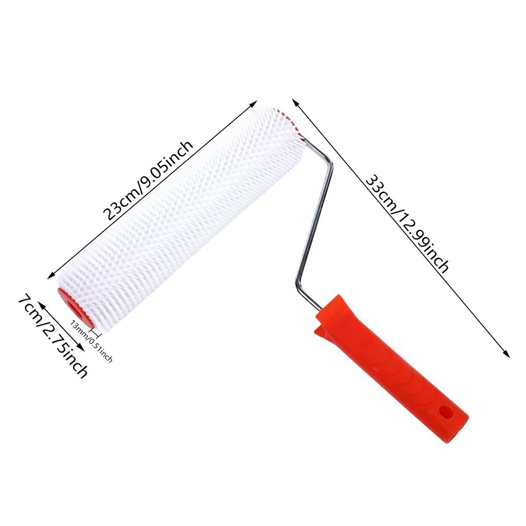 Defoaming Drum Brush Spike Roller Self Compound Roller Leveling Screed Spiked Roller Nail Cement Floor Brush Easy To Use