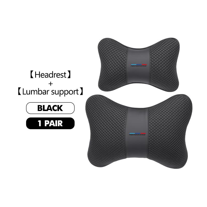 tclvr3 For BMW New Breathable Car Seat Cushion Neck support Support Headrest Pad Pillow 1 3 5 Series X1 X3 X4 X5 X7 G20 G38 F20 F39 F48