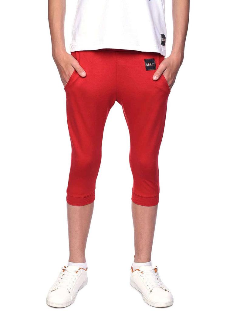 Детские шорты-капри из ткани для мальчиков