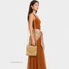 [Pre-Owned] Bottega Veneta Almond Leather Clip Shoulder Bag 'Tan' - Very Good #1S466V7