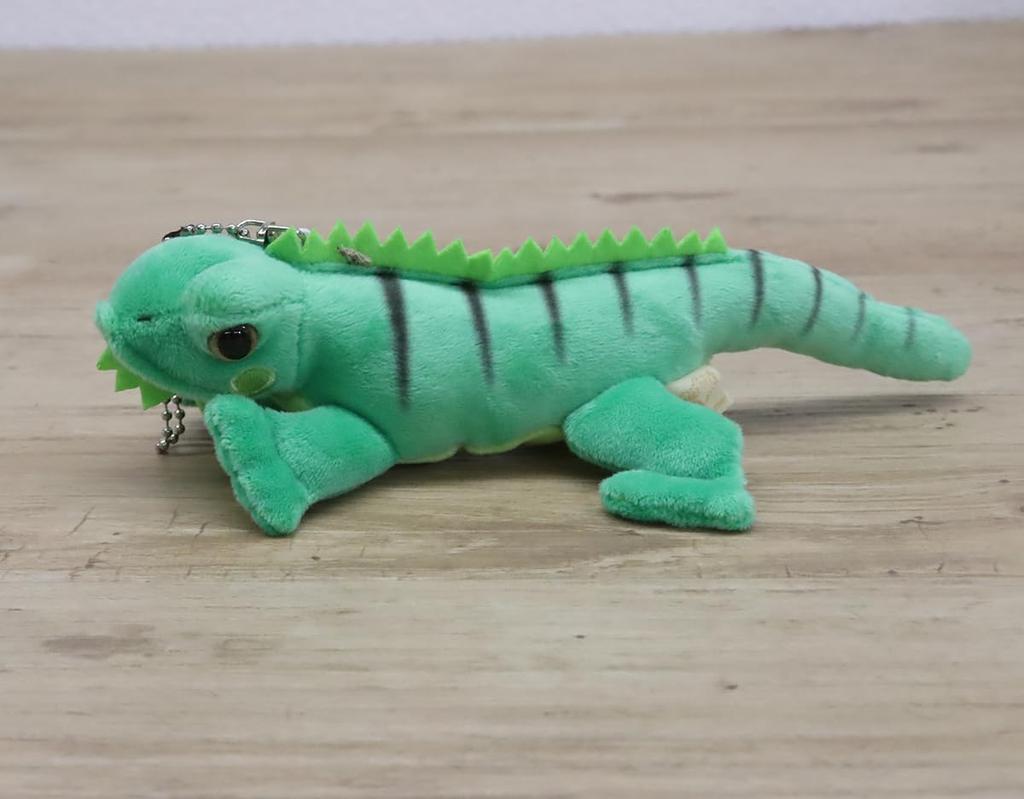 Take Off Keychain Green Iguana