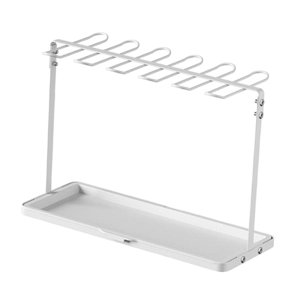 Metal Wine Glass Holder Stemware Holder Glassware Decoration Hanger Glass Storage Hanger for Kitchen Bar Counter Dining Room