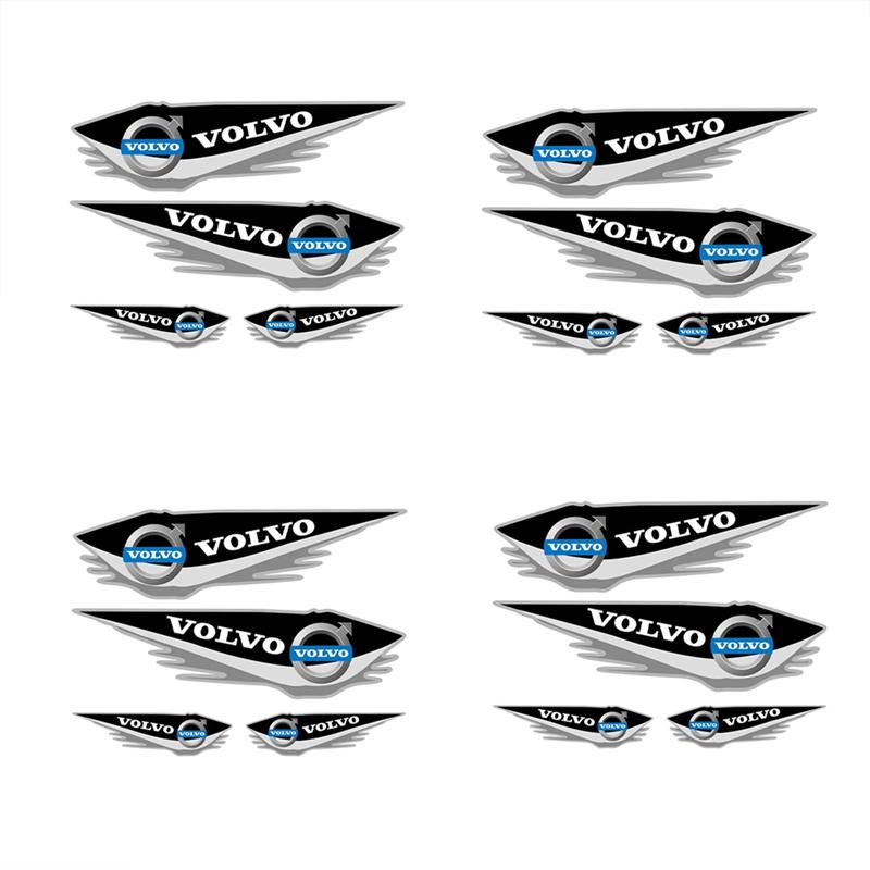 4pcs car bumper scratch sticker Volvo S60 XC60 S90 XC90 universal car sticker car door scratch decorative sticker.Quick delivery