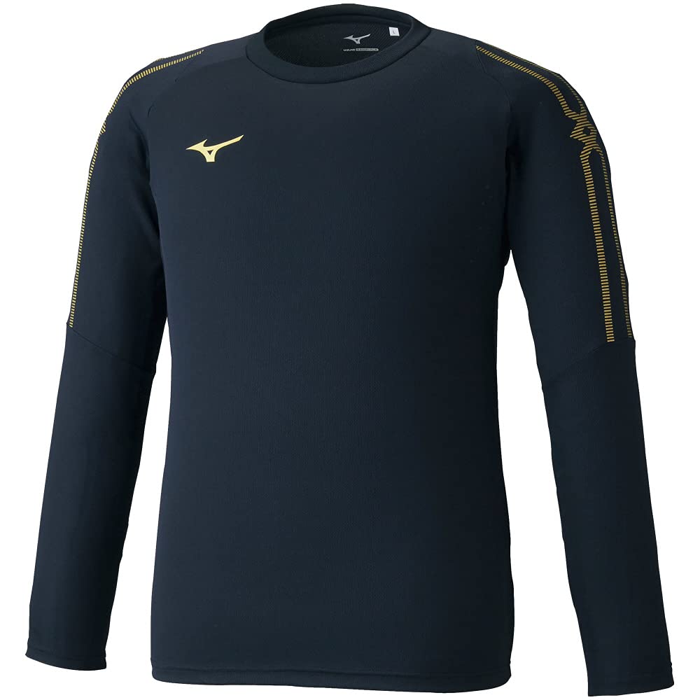 Mizuno Футболка MC Line Тренировочная Размер S (Длинный рукав), 32MA1630, Черный,