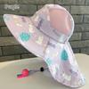 UV Protection Sun Cap With Whistle Panama Hat Outdoor Beach Cap  Toddler