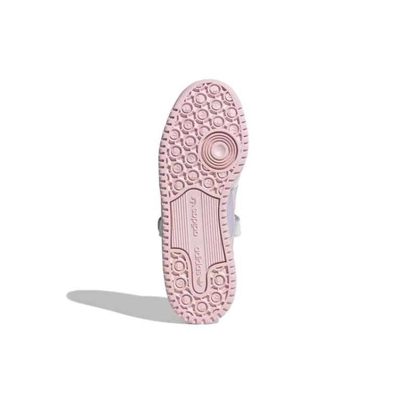 adidas Женские кроссовки Forum Low Белые Прозрачно-розовые GY3670