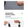 A89E-Bicycle Portable Co2 Inflator Gas CO2 Bike Pump Bike Thickened Explosion-Proof Cylinder Mountain Bike Pump Black
