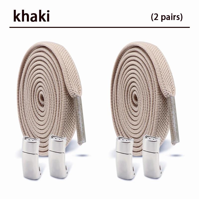 2 пары новых магнитных шнурков без завязок, эластичные шнурки, кроссовки, шнурки без завязывания, детские, взрослые, широкие шнурки, аксессуары для обуви
