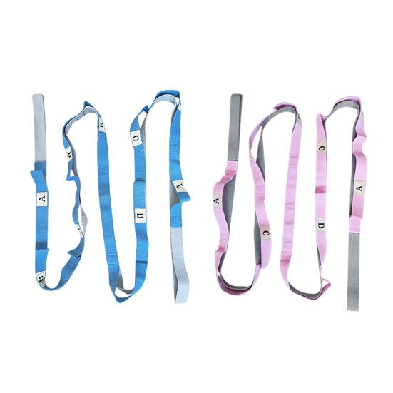 Ремень для йоги с многопетлевым износостойким неэластичным эластичным ремнем для физиотерапии.