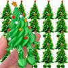 1-10 шт. Цветные Рождественские Елочные Украшения 3D Печатные Сочлененные Подвижные Фигурные Подарки Милые Рождественские Елки Настольные Украшения Принадлежности