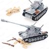 Военный Эмир Кранвагн Тяжелый Танк Строительный Блок Сборка Moc Фигурки WW2 Король Гор Модель Оружия Детский Подарок Игрушки для Мальчиков