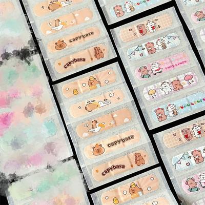 20 шт./кор. Милые мультяшные пластыри для детей, экстренный кровоостанавливающий пластырь, мягкий дышащий перевязочный пластырь, клейкие повязки
