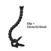 Flexible Snake-shaped Hose Holder Clamp Suitable for Gopro Hero 13 12 11 10 Cameras Flex Arm Gooseneck for Go Pro Accessories