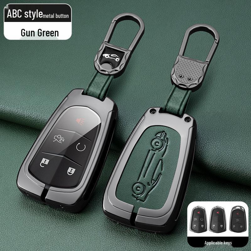 Премиальный металлический чехол для ключа Cadillac XT5, CT5, XT4, XT6, CT6, XTS, ATSL, CT4