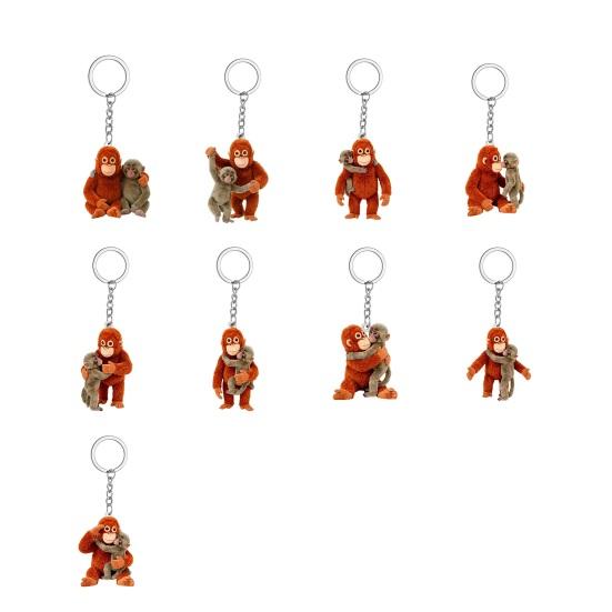 Keychain Pendant 2D Acrylic Long Arm Monkey Charm Key Chain Bag Wallet Charm Lightweight Backpack Accessories