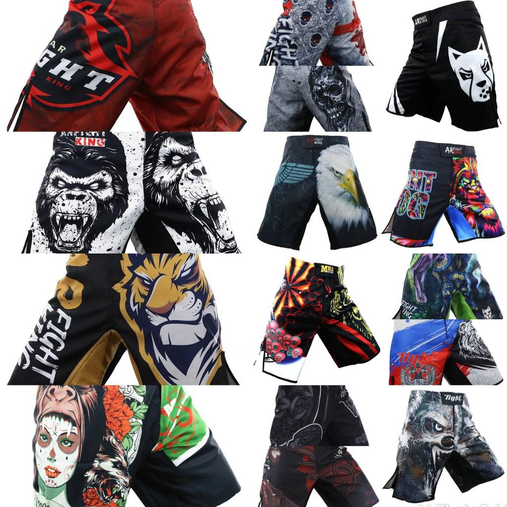 Тигр Муай Тай шорты мужские смешанные боевые искусства джиу-джитсу мма боксерские шорты фитнес саньда жестокий бой кикбоксинг брюки плавки
