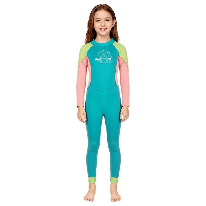 2.5mm Neoprene Kids Girls Wetsuit Swimming Diving Surfing Warm Thermal Protection Summer Winter