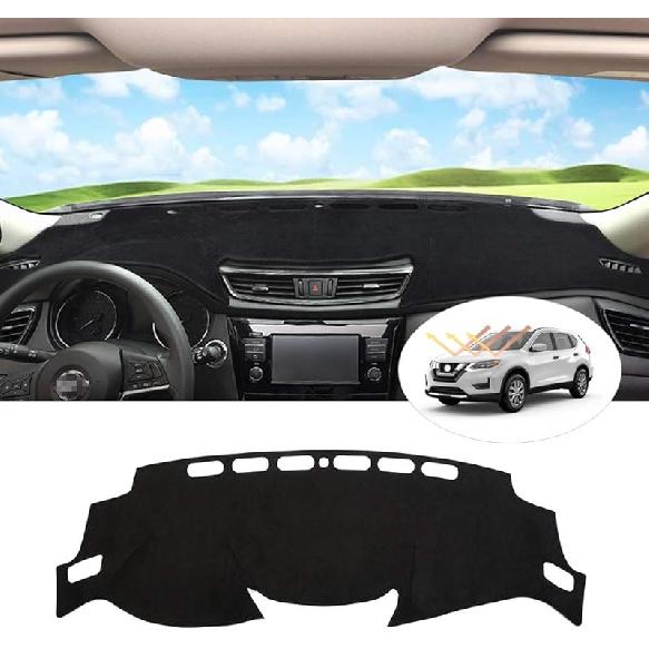 Cartist Dashboard Cover Mat For 2011- Jeep Grand Cherokee Accessories Dash Cover Suede Dash Mat Sunshade Glare UV Rays Protector (NOT For Jeep