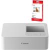 Принтер для селфи Canon SELPHY CP1500, Белый, Совместим с Wi-Fi, Компактный фотопринтер с сублимационной печатью, В комплекте 36 листов бумаги