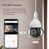 5MP E27 Bulb Camera Wifi Tuya Smart Home Tracking Security Video Outdoor Surveillance Wireless Cctv Ip