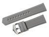 King Watch Parts Compatible with Tag Heuer Rubber Belt for Formula 1 External Product Gray 22mm [Import Original]
