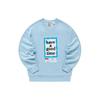 Fila Have A Good Time Series Letter Print Round Neck Pullover Long Sleeve Sweatshirt Men Sweatshirt Laiwu-Blue F11U149204F-LB