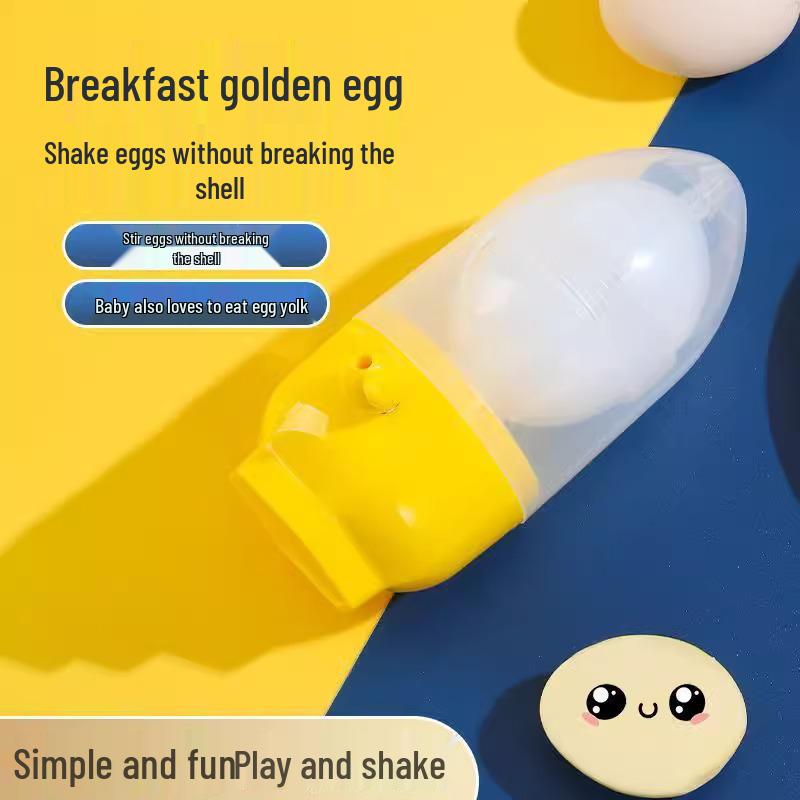 Миксер «Золотое яйцо»: Ручной шейкер для яичного белка и желтка для создания золотых яиц