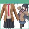 Премиальный костюм для косплея Seishun Buta Yarou Wa Bunny Girl Sakurajima Mai Полный комплект наряда для захватывающих вечеринок и мероприятий