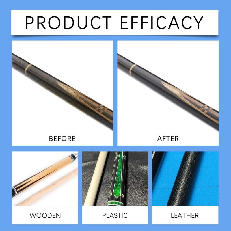 Billiards Cue Cleaner Powerful Stain Removal Sprays Billiards Cue Shaft Treatments AntiCracking Pool Cue Shaft Care Tool