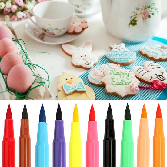 Cake Painting Pen Safe Pen Brush Lightweight Edible Pigment Pen Baking Color Pens Cake Decoration Cake Painting Pen Baking Supplies