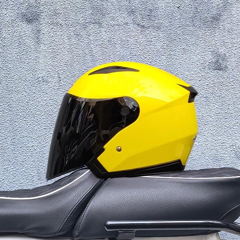 Шлем мотоциклетный открытый capacete para motocicleta cascos para moto гоночный мотоциклетный винтажный шлем с двойным визором JK-512