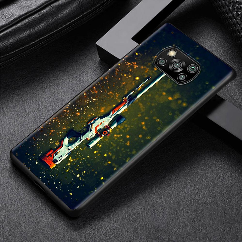 Чехол для игры CS GO для Xiaomi Poco X3 NFC M3 M4 Pocophone F1 F3 Funda Capa Redmi Note 9s 9 8 10 Pro, черный мягкий чехол для телефона